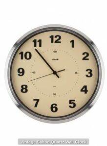 Vintage-Salton-Quartz-Wall-Clock