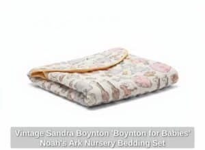 Vintage-Sandra-Boynton-Boynton-for-Babies-Noahs-Ark-Nursery-Bedding-Set-second-image