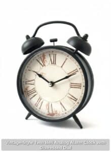Vintage-Style-Twin-Bell-Analog-Alarm-Clock-with-Distressed-Dial