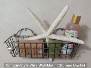 Vintage-Style-Wire-Wall-Mount-Storage-Basket