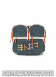 Vintage-s-Girls-Accessory-Set-Thats-So-Raven-Game-Mary-Kate-Ashley-Puzzle-and-Denim-Backpack-second-image