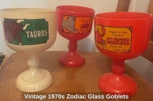 Vintage-s-Zodiac-Glass-Goblets