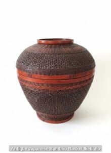 Antique-Japanese-Bamboo-Basket-Ikebana