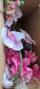 Artificial-Floral-Collection-with-Phalaenopsis-Orchids-and-Hydrangea-like-Blooms-second-image