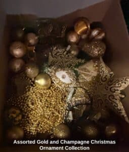 Assorted-Gold-and-Champagne-Christmas-Ornament-Collection
