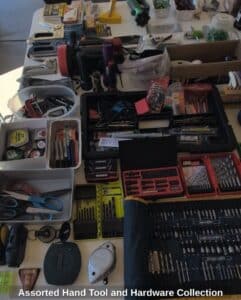 Assorted-Hand-Tool-and-Hardware-Collection