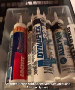 Assorted-Household-Adhesives-Sealants-and-Aerosol-Sprays