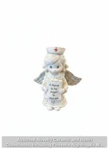 Assorted-Novelty-Ceramic-and-Resin-Collectibles-including-Florence-Nightingale-Mug-and-Bunny-Themed-Easter-Eggs