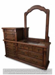 BASSETT-FURNITURE-Forest-Pine-Collection-Rustic-Americana-Dresser-with-Mirror