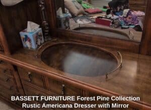 BASSETT-FURNITURE-Forest-Pine-Collection-Rustic-Americana-Dresser-with-Mirror-second-image