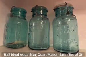 Ball-Ideal-Aqua-Blue-Quart-Mason-Jars-Set-of-second-image