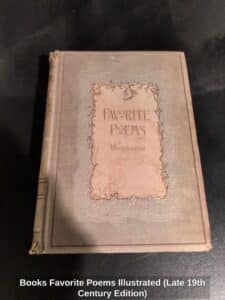 Books-Favorite-Poems-Illustrated-Late-th-Century-Edition