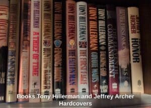Books-Tony-Hillerman-and-Jeffrey-Archer-Hardcovers
