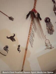 Butch-Find-Feather-Raven-Spirit-Medicine-Spear