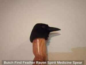 Butch-Find-Feather-Raven-Spirit-Medicine-Spear-third-image