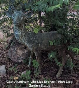 Cast-Aluminum-Life-Size-Bronze-Finish-Stag-Garden-Statue