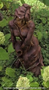 Cast-Iron-Garden-Statue-of-a-Woman-with-Urn