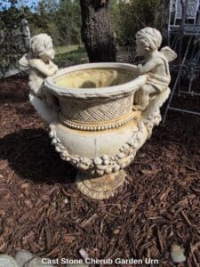 Cast-Stone-Cherub-Garden-Urn