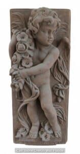 Cast-Stone-Cherub-Wall-Plaque