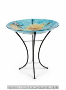Coastal-Theme-Painted-Glass-Bird-Bath-second-image
