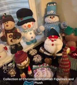 Collection-of-Christmas-Snowman-Figurines-and-Plush-third-image