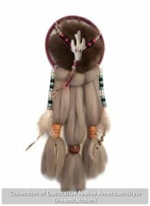 Collection-of-Decorative-Native-American-Style-Dreamcatchers