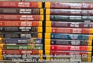 Collection-of-Vintage-Fiction-Audiobooks-on-CD-Thriller-Sci-Fi-Action-Adventure-Series-third-image