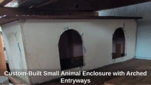 Custom-Built-Small-Animal-Enclosure-with-Arched-Entryways