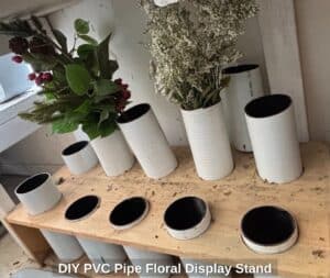DIY-PVC-Pipe-Floral-Display-Stand