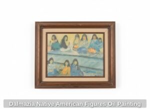 Dalmazia-Native-American-Figures-Oil-Painting
