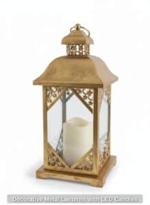 Decorative-Metal-Lanterns-with-LED-Candles-second-image