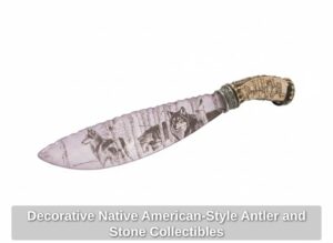 Decorative-Native-American-Style-Antler-and-Stone-Collectibles-fourth-image