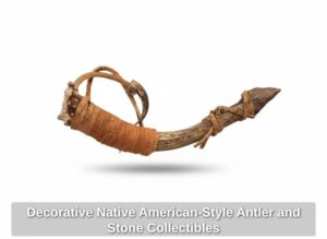 Decorative-Native-American-Style-Antler-and-Stone-Collectibles-second-image