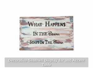 Decorative-Seashell-Display-Jar-and-Accent-Table-second-image