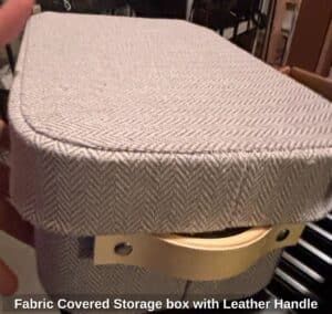 Fabric-Covered-Storage-box-with-Leather-Handle-second-image