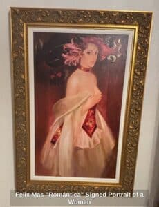 Felix-Mas-Romntica-Signed-Portrait-of-a-Woman