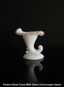 Fenton-Rose-Crest-Milk-Glass-Cornucopia-Vases-third-image