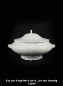Fitz-and-Floyd-Herb-Spice-Jars-and-Serving-Tureen