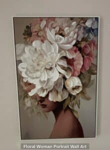 Floral-Woman-Portrait-Wall-Art