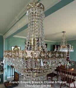 French-Empire-Brass-Crystal-Tiered-Chandelier-Sm-Md