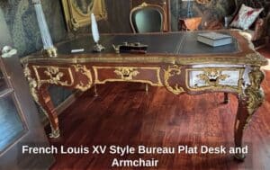 French-Louis-XV-Style-Bureau-Plat-Desk-and-Armchair