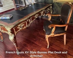 French-Louis-XV-Style-Bureau-Plat-Desk-and-Armchair-third-image