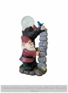 Garden-Gnome-Welcome-Sign-with-Solar-Crackle-Globe