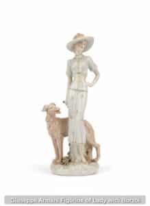 Giuseppe-Armani-Figurine-of-Lady-with-Borzoi