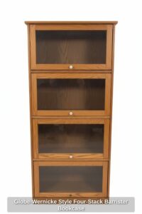 Globe-Wernicke-Style-Four-Stack-Barrister-Bookcase