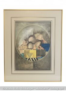 Graciela-Rodo-Boulanger-Musicians-Lithograph