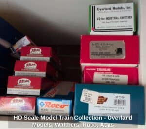 HO-Scale-Model-Train-Collection-Overland-Models-Walthers-Roco-Atlas