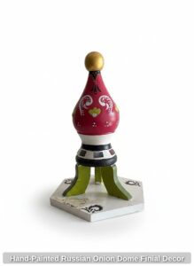 Hand-Painted-Russian-Onion-Dome-Finial-Decor