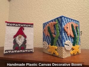 Handmade-Plastic-Canvas-Decorative-Boxes