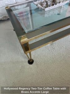 Hollywood-Regency-Two-Tier-Coffee-Table-with-Brass-Accents-Large-second-image